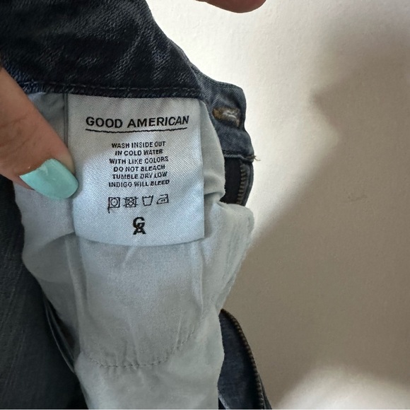 Good American Good Legs High Rise Distressed Skinny Frayed Ankle Jeans 12/31” - Picture 9 of 9